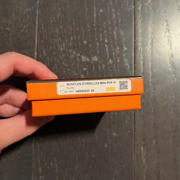 Hermes small jewelry empty box case decoration storage orange - Picture 3 of 8